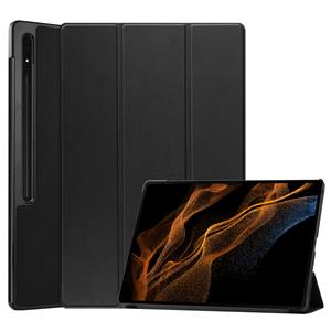 Fonu Smart Folio hoes Samsung Tab S8 Ultra - Zwart