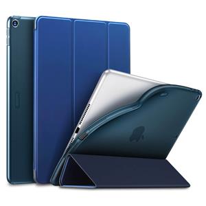 Smartcase Hoes iPad 9 2021 / iPad 8 2020 / iPad 7 2019 - 10.2 inch - Zachte Binnenkant - Blauw