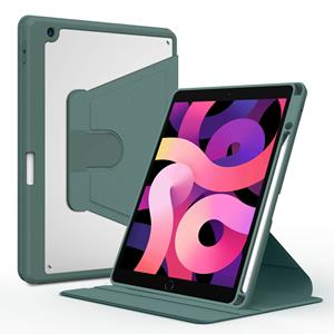 WiWu Waltz Draaibare hoes iPad 9 - iPad 8 - iPad 7 - 10.2 inch - Groen