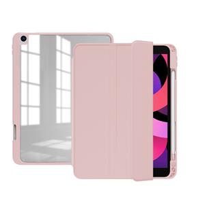 WiWu 2 in 1 Magnetische cover iPad 9 - iPad 8 - iPad 7 hoes - Pencilhouder roze