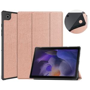 Fonu.nl Fonu Smart Folio hoes Samsung Tab A8 - 10.5 inch - Rosegoud