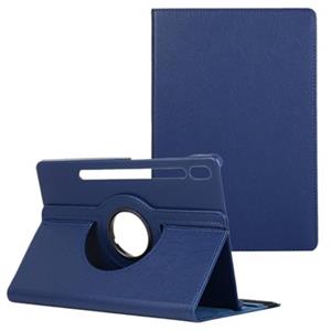 Samsung Galaxy Tab S7 FE 360 Rotary Folio Case - Blauw