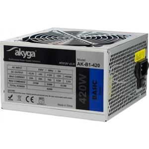 Akyga AK-B1-420 - Voeding - 420 Watt Voeding - 420 Watt - 120 mm - 80 Plus