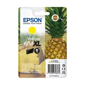 Epson 604XL inkt cartridge geel hoge capaciteit (origineel)