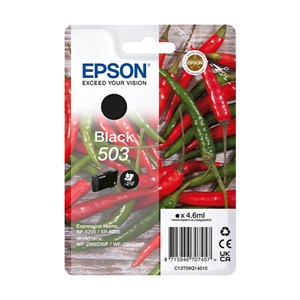 Epson Original 503 Chilischoten Druckerpatrone - schwarz (C13T09Q14010)