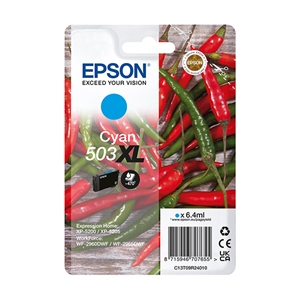 Epson 503XL inkt cartridge cyaan hoge capaciteit (origineel)