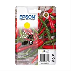 Epson 503XL inkt cartridge geel hoge capaciteit (origineel)