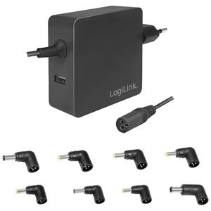 LogiLink Universal Netzteil für Notebook, 70 Watt, USB-Port