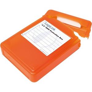 LogiLink Festplatten Schutz-Box für 3,5" HDD´s, orange PC