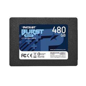 Patriot »Burst Elite 480 GB, SSD (schwarz, SATA 6 Gb/s, 2,5)« SSD-Festplatte 2,5" 450 MB/S Lesegeschwindigkeit, 320 MB/S Schreibgeschwindigkeit