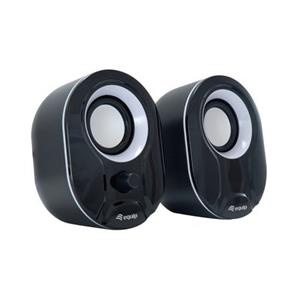 Equip Stereo-2.0-Lautsprecher - 2.0 Kanäle - Verkabelt - 3 W - 80 - 20 Hz - 40 Ohm - Schwarz - Weiß