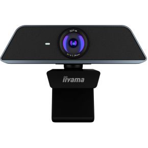 Iiyama UC CAM120UL-1 Konferenz-Webcam mit 4K-Auflösung, 120° Sichtfeld und Auto-Framing