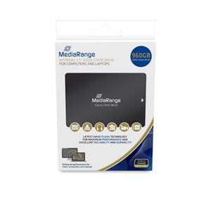 Mediarange »960 GB Solid State Drive 2,5’’ mit SATA III Schnittstelle« SSD-Festplatte 2,5" 520 MB/S Lesegeschwindigkeit, 480 MB/S Schreibgeschwindigkeit, Schnittstelle 1x S