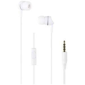 Teccus DC HS W In Ear headset Kabel Stereo Wit Headset