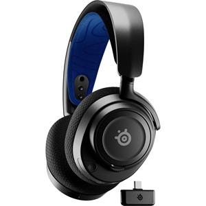 Steelseries Arctis Nova 7P Over Ear headset Bluetooth, Radiografisch Gamen Stereo Zwart, Blauw Ruisonderdrukking (microfoon) Headset, Volumeregeling, Microfoon