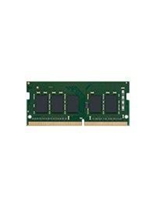 Kingston DDR4 - module - 8 GB - SO-DIMM 260-pin - 3200 MHz / PC4-25600 - unbufferedDDR4-module van 8 GB, SO-DIMM met 260 pinnen, een snelheid van 3200 MHz / PC4-25600 en ongebufferd