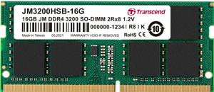 Transcend JetRam DDR4-3200 SO-DIMM 260-PIN - 16 GB
