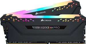 Corsair Vengeance RGB Pro Schwarz 16GB Kit (2x 8GB) DDR4-3200 CL16 DIMM Arbeitsspeicher