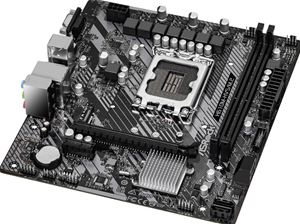 ASRock H610M-HVS/M.2 R2.0 - motherboard - micro ATX - LGA1700 Socket - H610 Mainboard - Intel H610 - Intel LGA1700 socket - DDR4 RAM - Micro-ATX