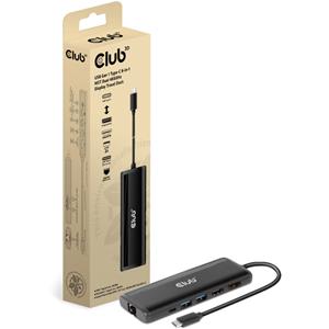 Club 3D USB Gen 1 Type-C 8-in-1 MST Dual 4K60Hz Display Travel Dock