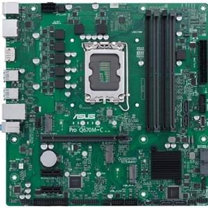 ASUS Pro Q670M-C-CSM Mainboard - Intel Q670 - Intel LGA1700 socket - DDR5 RAM - Micro-ATX