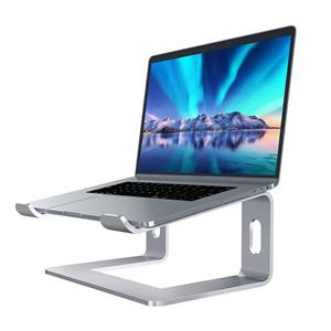 FLOKOO Laptopstandaard - Zilver - Voor 10 Tot 17 Inch Laptops