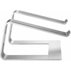 Deltaco Office Laptop Stand, 11 '- 17', aluminum, lifts the computer 14 cm - Silver