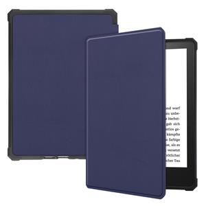 Lunso sleepcover hoes - Kindle Paperwhite 2021 (6.8 inch) - Blauw