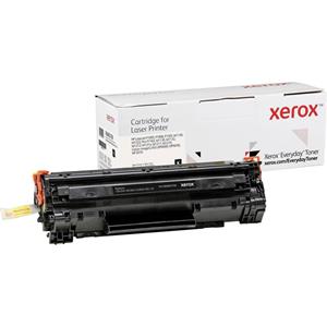 Xerox - black - compatible - toner cartridge (alternative for: HP CB435A HP CE285A HP CB436A Canon CRG-125) - Lasertoner Zwart