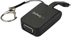 StarTech.com Portable USB C to VGA Adapter with Keychain - 1080p - video interface converter - VGA / USB