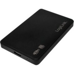LogiLink 2,5,  SATA Festplatten-Gehäuse, USB 3.0, schwarz