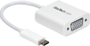 StarTech.com USB-C naar VGA adapter - wit