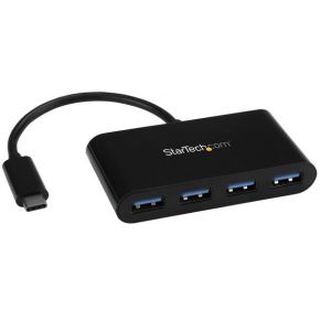 StarTech.com HB30C4AB USB 3.0 (3.1 Gen 1) Type-C 5000Mbit/s Zwart hub & concentrator