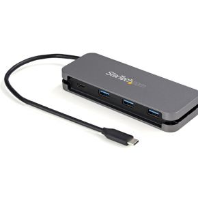 StarTech.com HB30CM3A1CB interface hub USB 3.2 Gen 1 (3.1 Gen 1) Type-C 5000 Mbit/s Zwart, Grijs