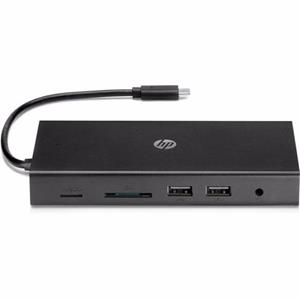 HP Travel USB-C Multi Bedraad USB 3.2 Gen 1 (3.1 Gen 1) Type-C Zwart