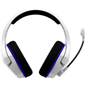 HyperX Cloud Stinger Core Over Ear headset Radiografisch Gamen Stereo Wit, Blauw Volumeregeling, Microfoon uitschakelbaar (mute)