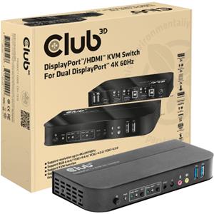 club3d Club 3D CSV-7210 - KVM / audio switch - 2 ports