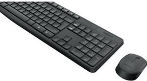 Logitech MK235 - keyboard and mouse set - QWERTZ - Slovak - Keyboard and mouse set - Slowaaks - Grijs