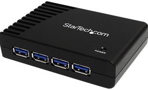 StarTech.com 4-poort SuperSpeed USB 3.0 Hub Zwart