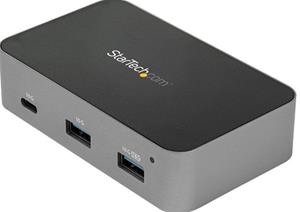 StarTech.com 3-Port USB-C Hub℃with℃LAN℃Port℃-℃10Gbps -℃2xA &℃1xC℃- Powered - hub - 3 ports USB-Hubs - 3 - Schwarz