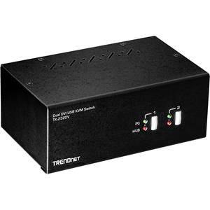 TRENDnet TK-232DV - KVM / audio / USB switch - 2 ports