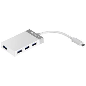 TrendNet TUC-H4E 4 poorten USB-combi-hub Grijs