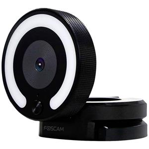 Foscam W28 Webkamera [1080p Full HD, USB 2.0, Integriertes Mikrofon und LED-Leuchtring]
