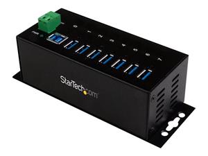 StarTech.com 7-poorts industriële USB 3.0 hub beveiliging tegen ESD en stootspanningen