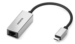 Marmitek Connect USB-C > Ethernet Adapter silber