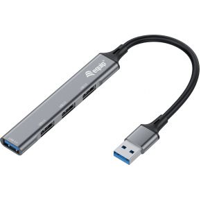 Equip 128960 4 Port USB 3.2 Gen 1-Hub (USB 3.0) Schwarz, Grau