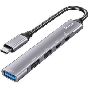 Equip Wischmopp Equip USB-Hub 5-Port 3.1/C->1x3.0/2x2.0/1x3.0C/PD o.Netzteil