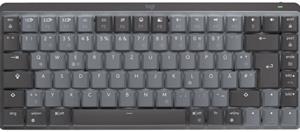 Logitech MX Mechanical Mini, Wireless Illuminated Performance Tastatur, Tactile Quiet Switches, Graphit
