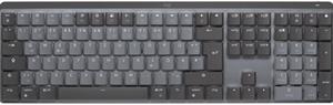 Logitech MX Mechanical Full Size Wireless Illuminated Performance Tastatur, kabellos, Tactile Quiet Switches, schwarz/Graphit