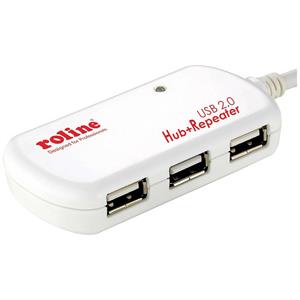 Roline 12.04.1085 USB 2.0-Hub Weiß